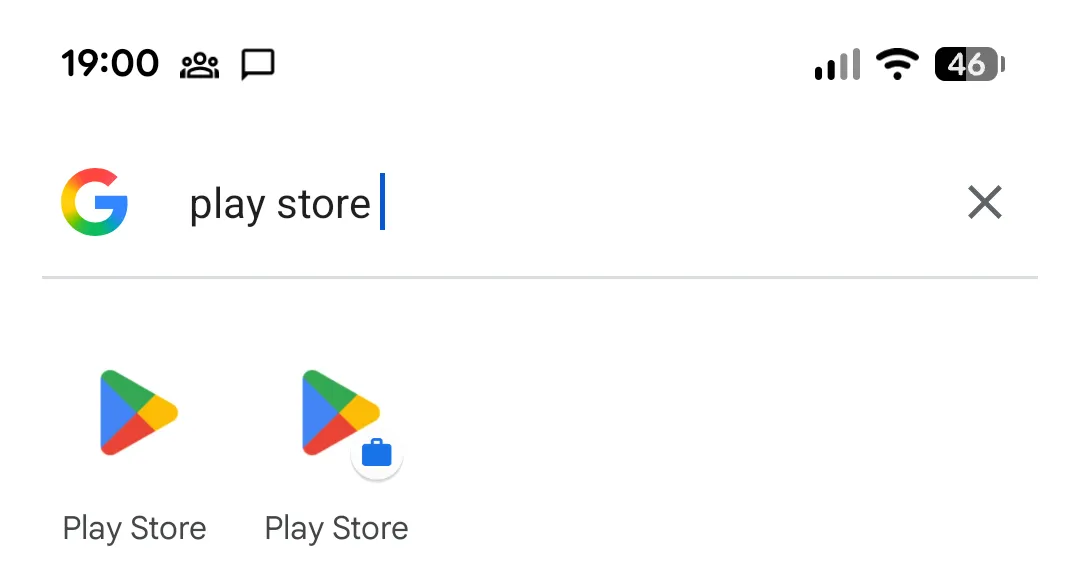 Screen shot of the tray icon