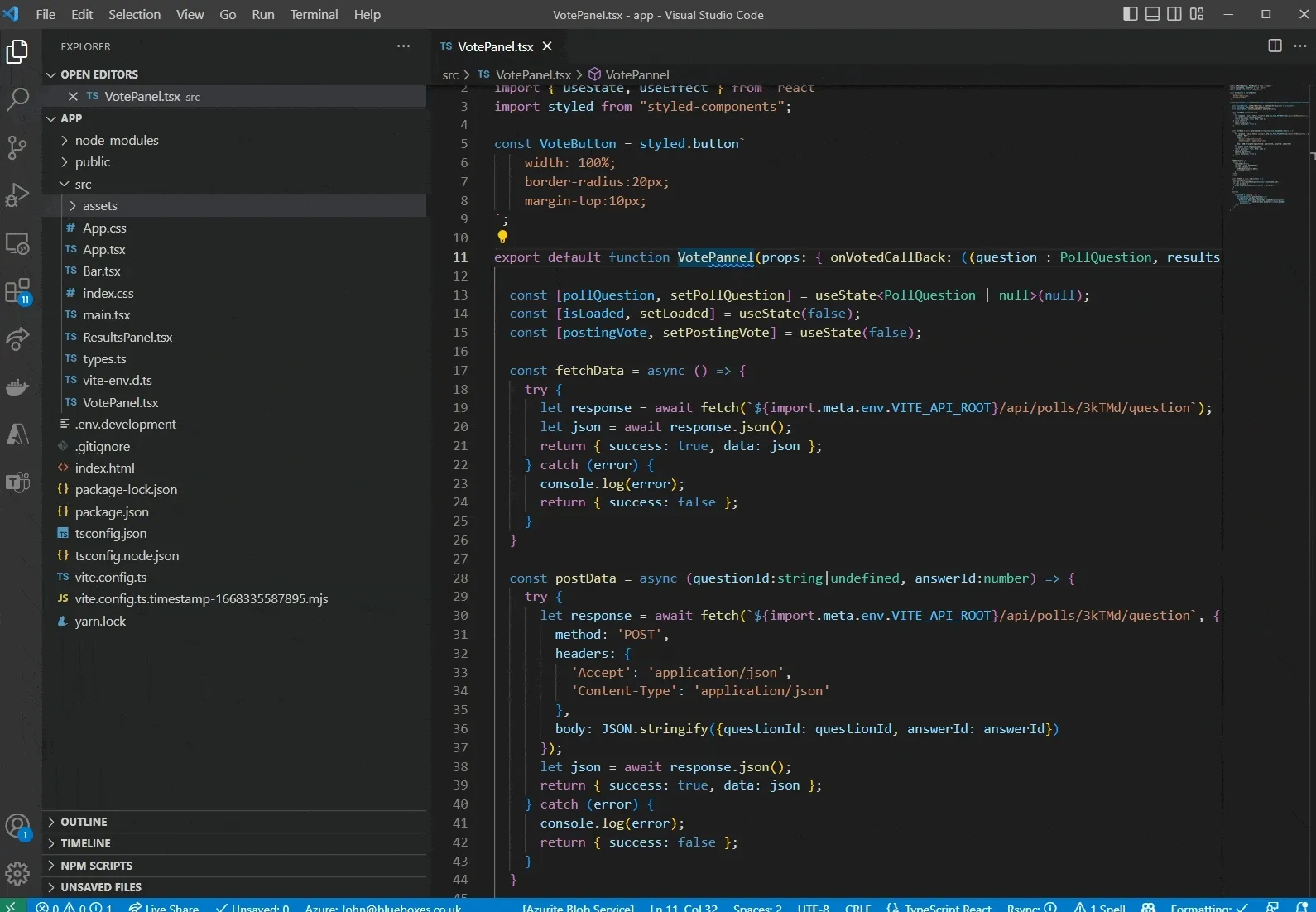 Screen shot of CSpell