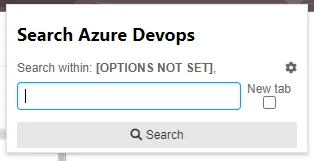 Screenshot of the Azure DevOps Search